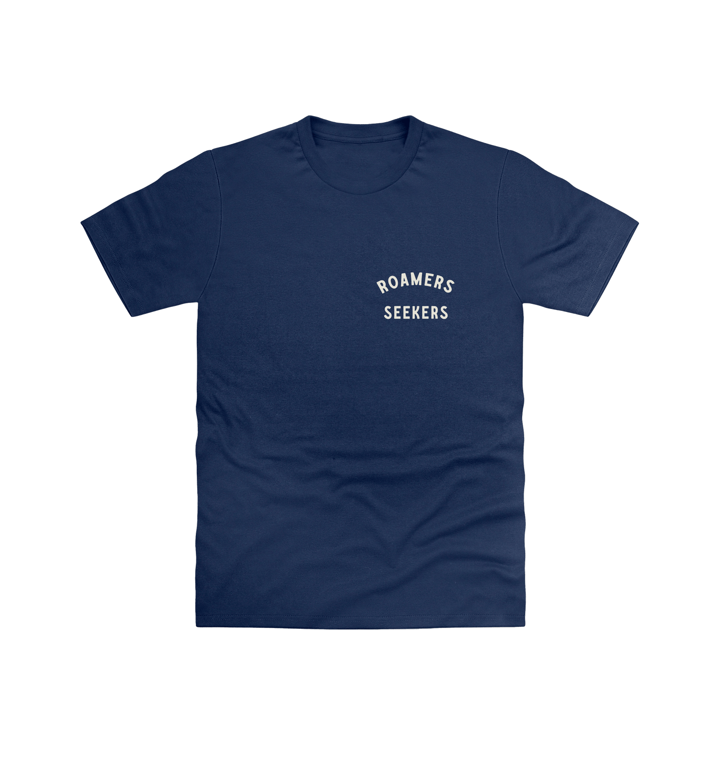 Navy Printed T-shirt Front