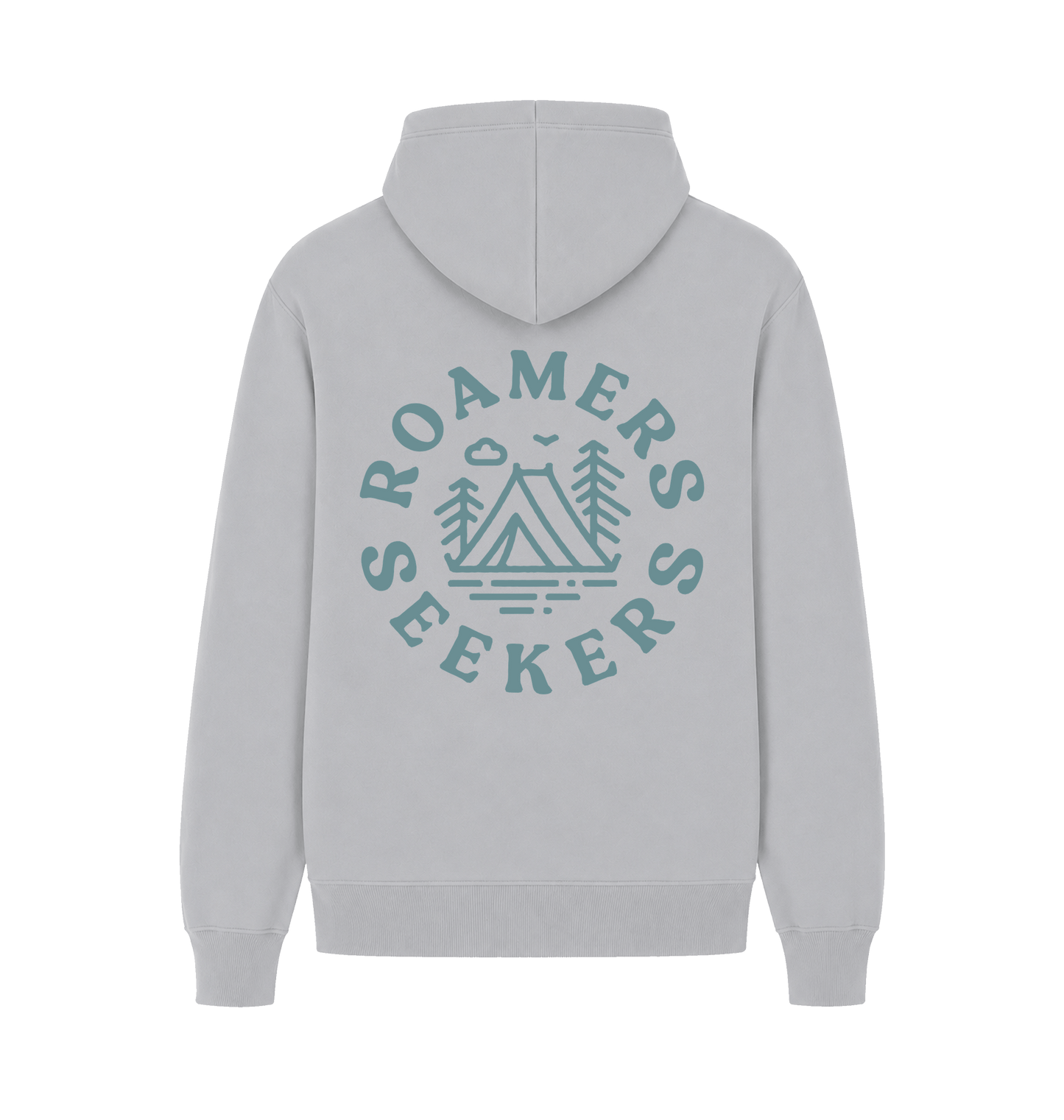 Sport Grey Printed Hoody Back