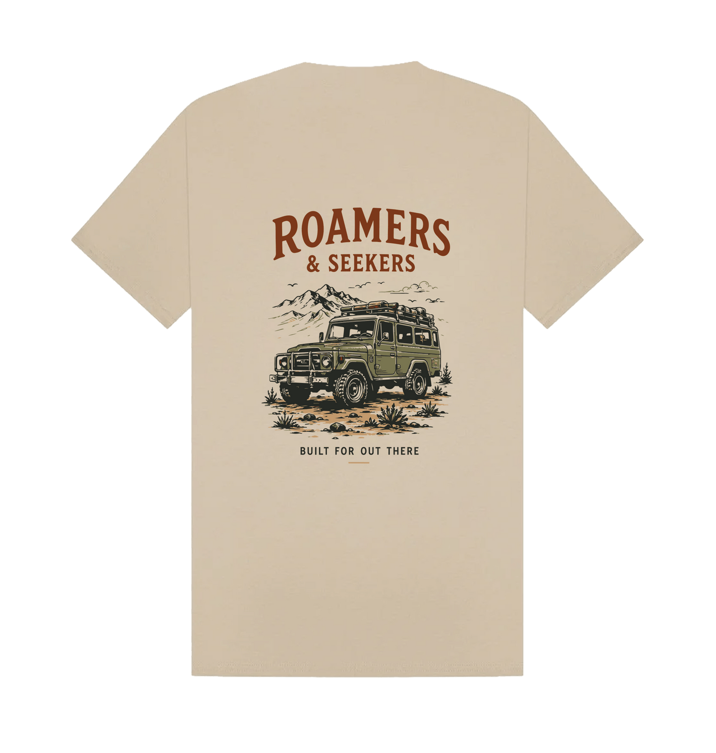 Sand Printed T-shirt Back