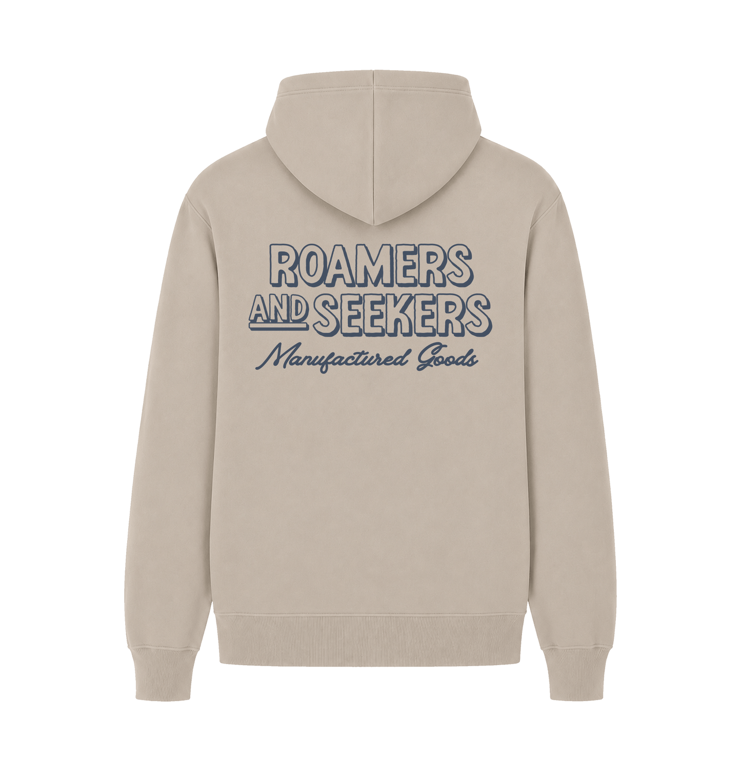 Sand Printed Hoody Back