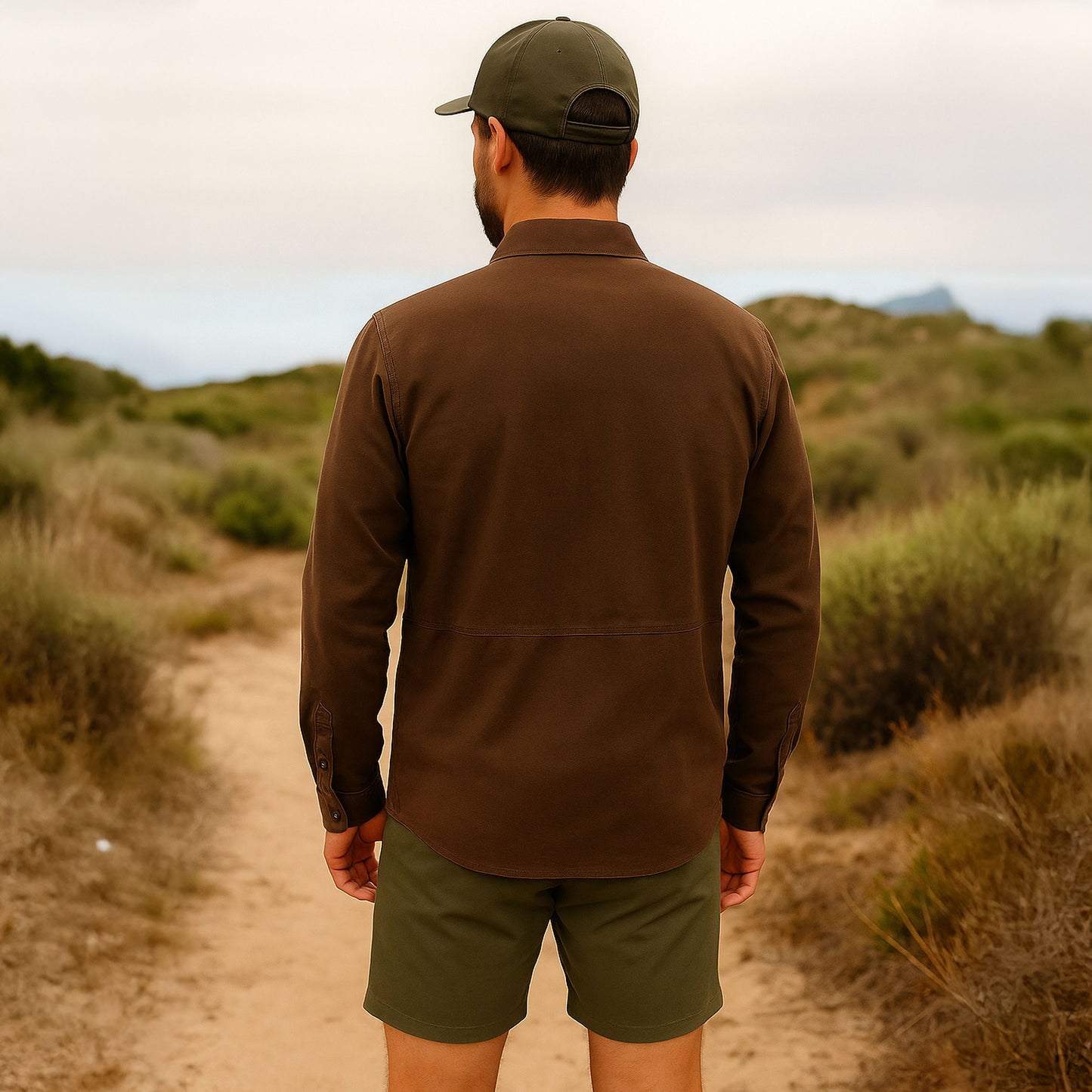 Roamers & Seekers Mens Redwood Work Shirt - Chocolate
