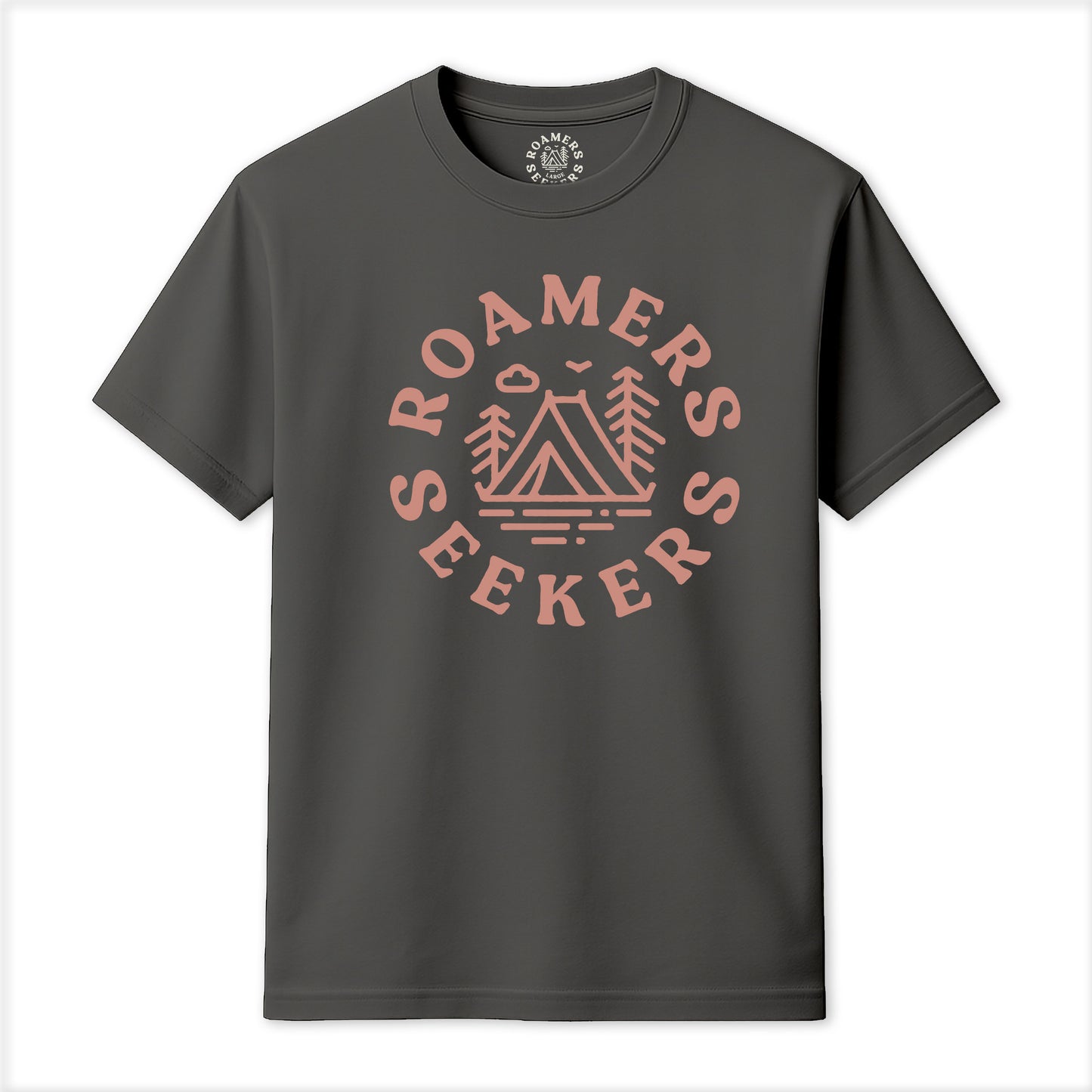 Roamers & Seekers Mens Wilderness Graphic T-Shirt – Charcoal – Classic Fit 100% Cotton – Roamers & Seekers Graphic Tee