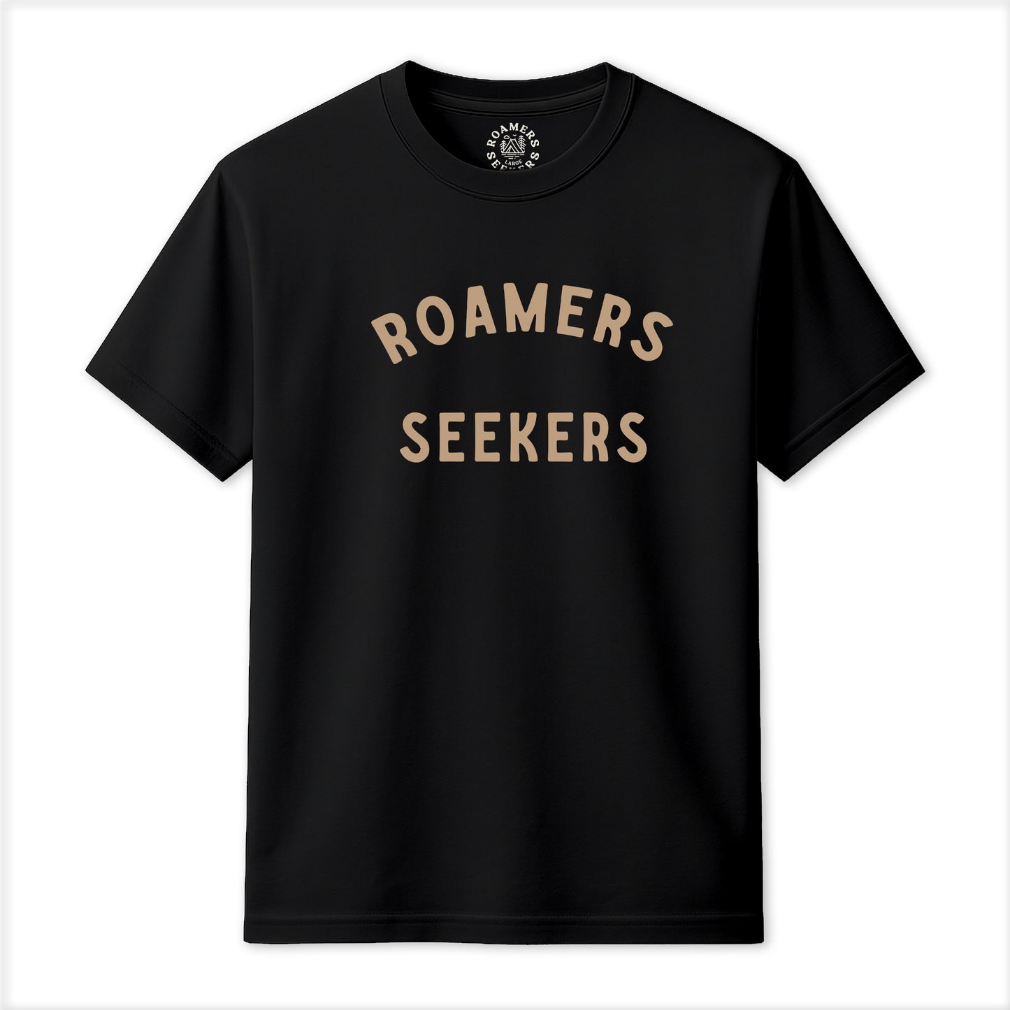 Roamers & Seekers Mens Stable Graphic T-Shirt – Black – Classic Fit 100% Cotton – Roamers & Seekers Graphic Tee