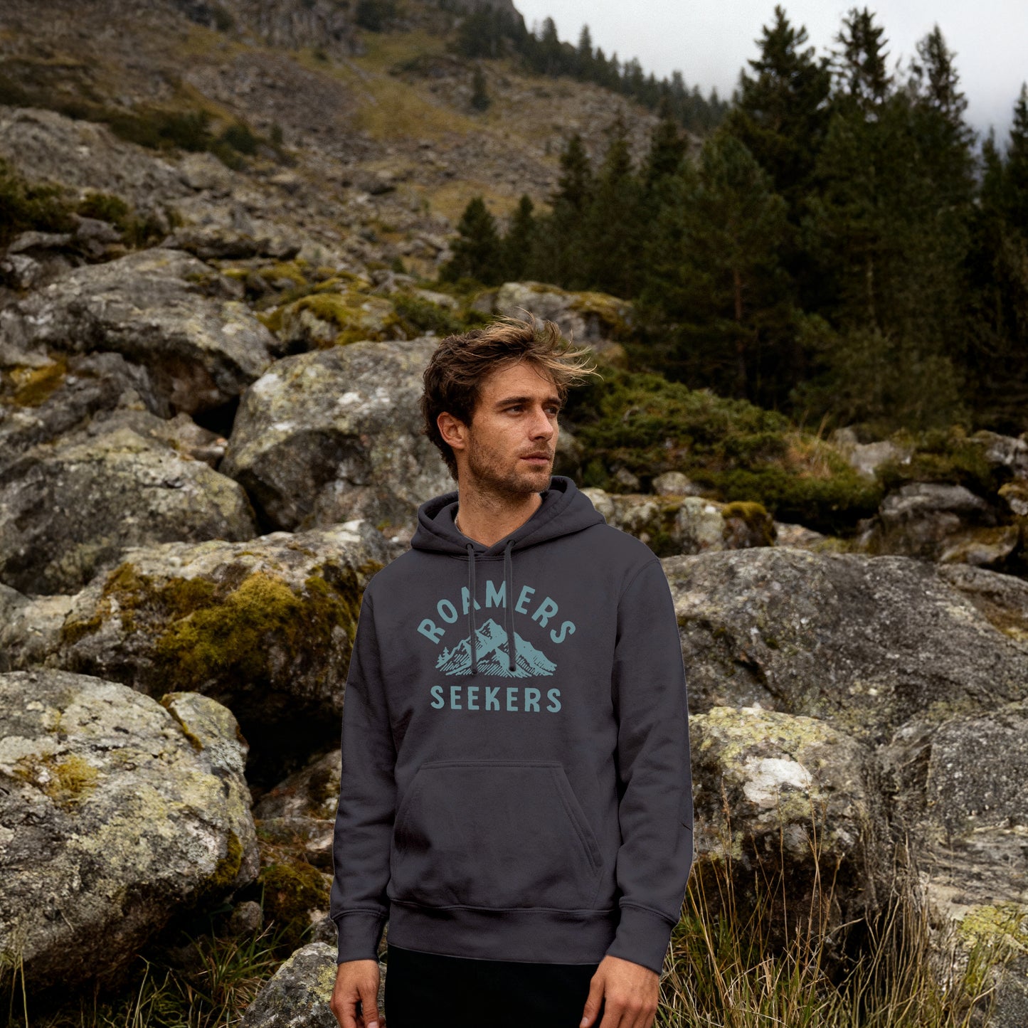 ROAMERS & SEEKERS Summit HOODIE STORM GREY