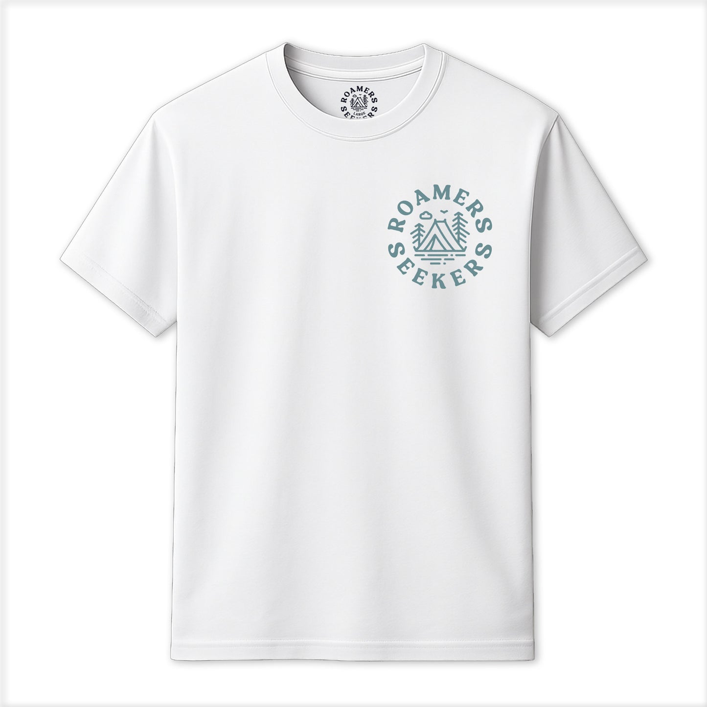 Roamers & Seekers Mens Outback Graphic T-Shirt – White – Classic Fit 100% Cotton – Roamers & Seekers Graphic Tee