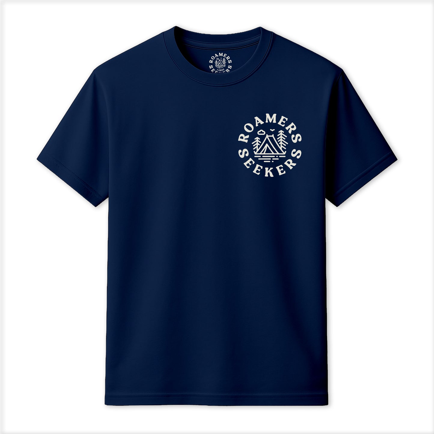 Roamers & Seekers Mens Outback Graphic T-Shirt – Navy Blue – Classic Fit 100% Cotton – Roamers & Seekers Graphic Tee