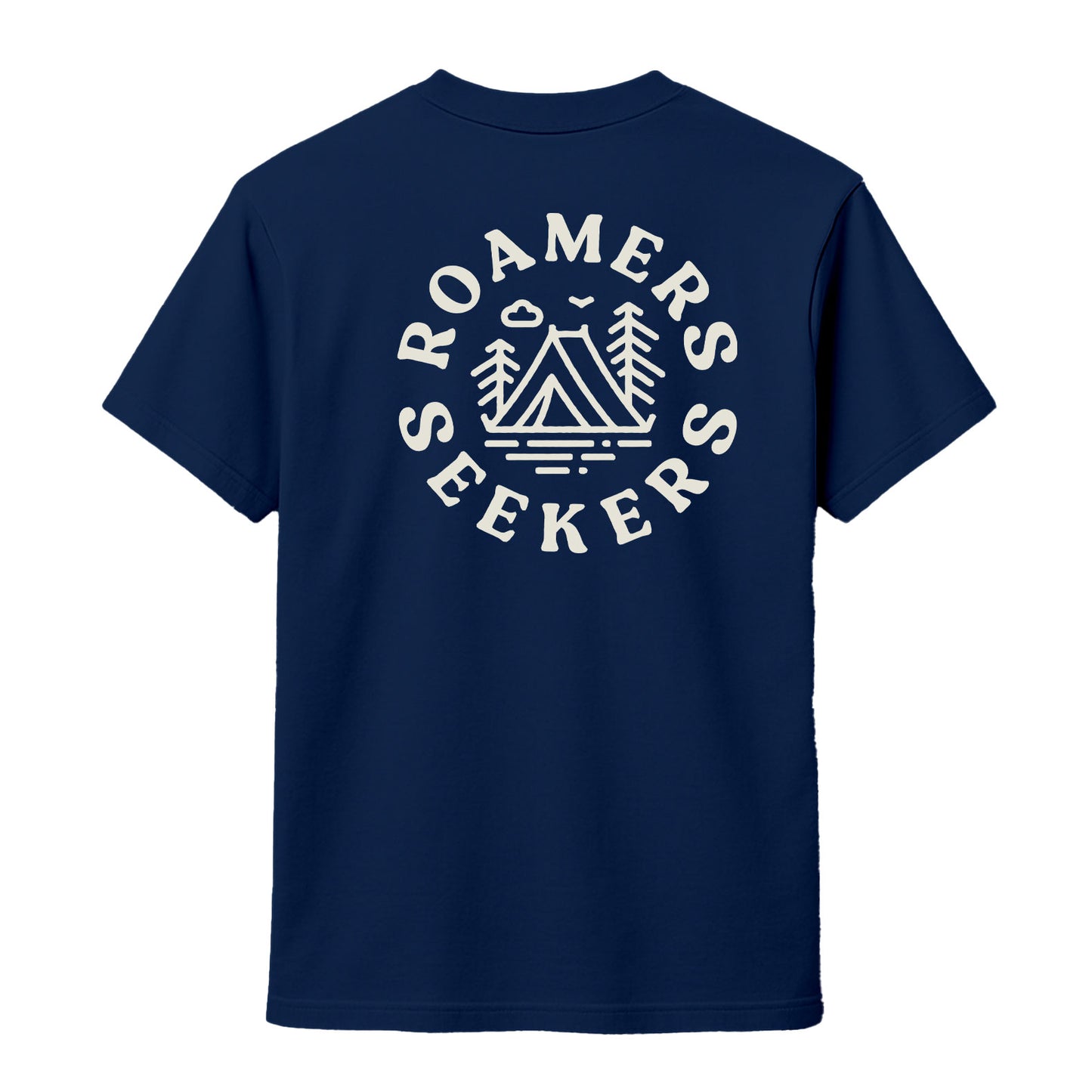 Roamers & Seekers Mens Outback Graphic T-Shirt – Navy Blue – Classic Fit 100% Cotton – Roamers & Seekers Graphic Tee