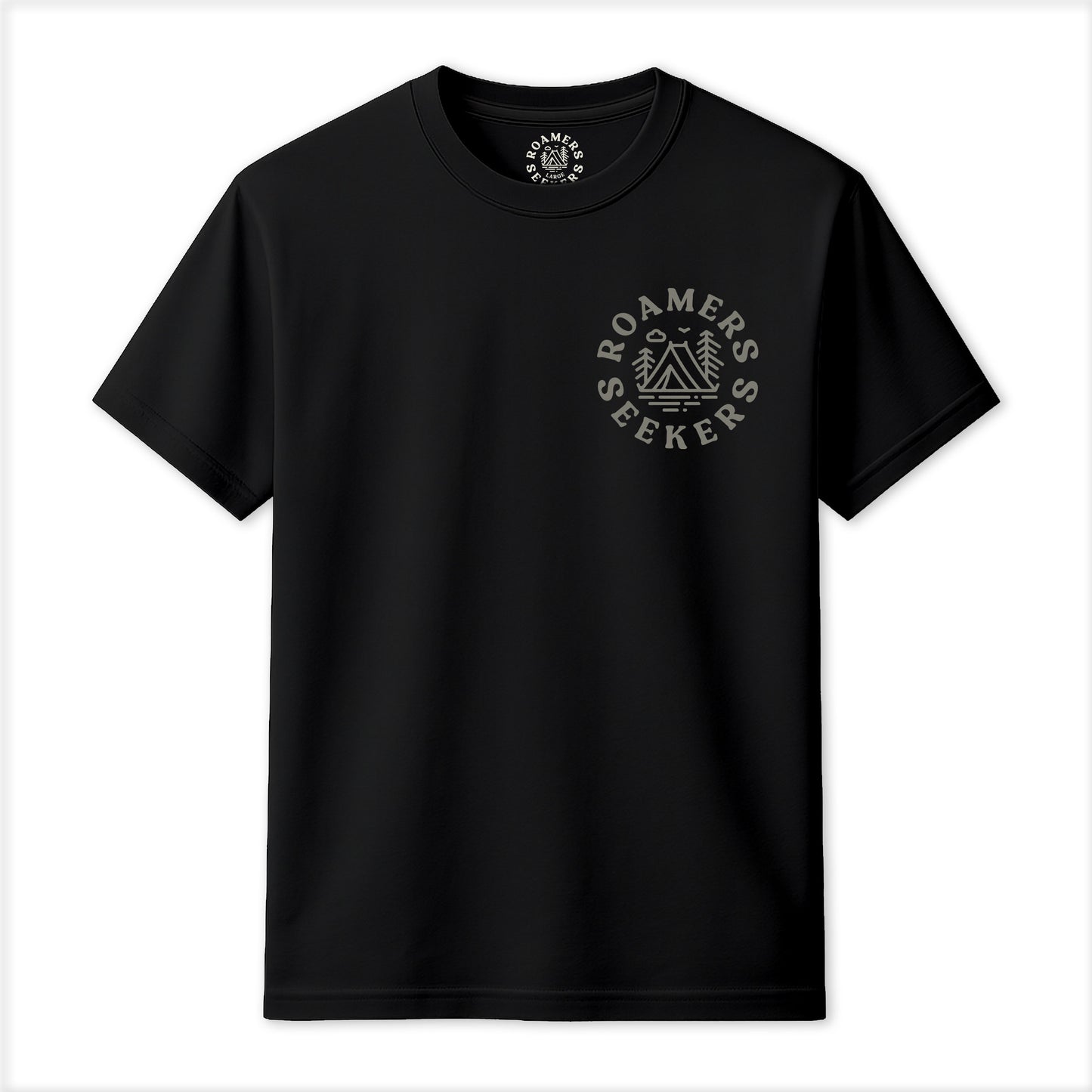 Roamers & Seekers Mens Outback Graphic T-Shirt – Black – Classic Fit 100% Cotton – Roamers & Seekers Graphic Tee