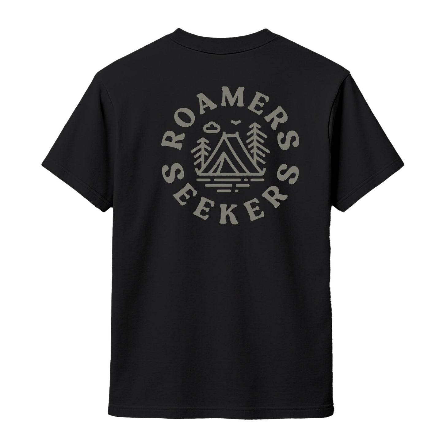 Roamers & Seekers Mens Outback Graphic T-Shirt – Black – Classic Fit 100% Cotton – Roamers & Seekers Graphic Tee