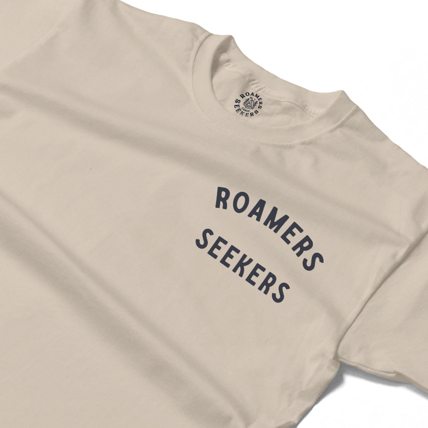Roamers & Seekers Mens Hunter Graphic T-Shirt – Natural – Classic Fit 100% Cotton – Roamers & Seekers Graphic Tee