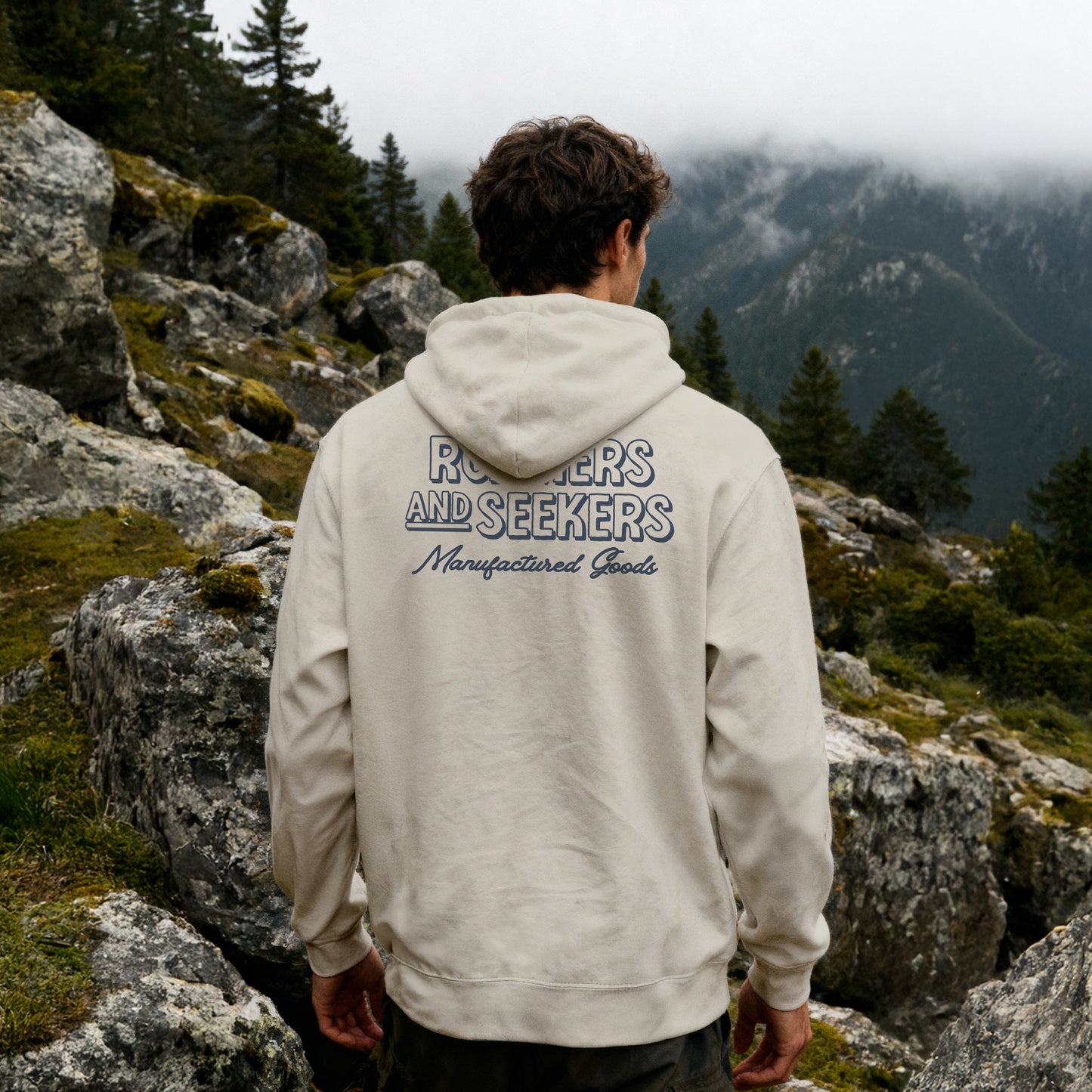 ROAMERS & SEEKERS SIGNALS HOODIE NATURAL STONE