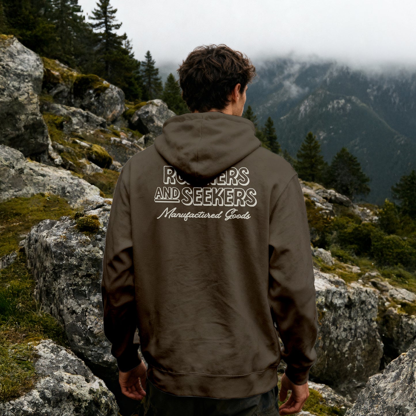 ROAMERS & SEEKERS SIGNALS HOODIE OLIVE GREEN