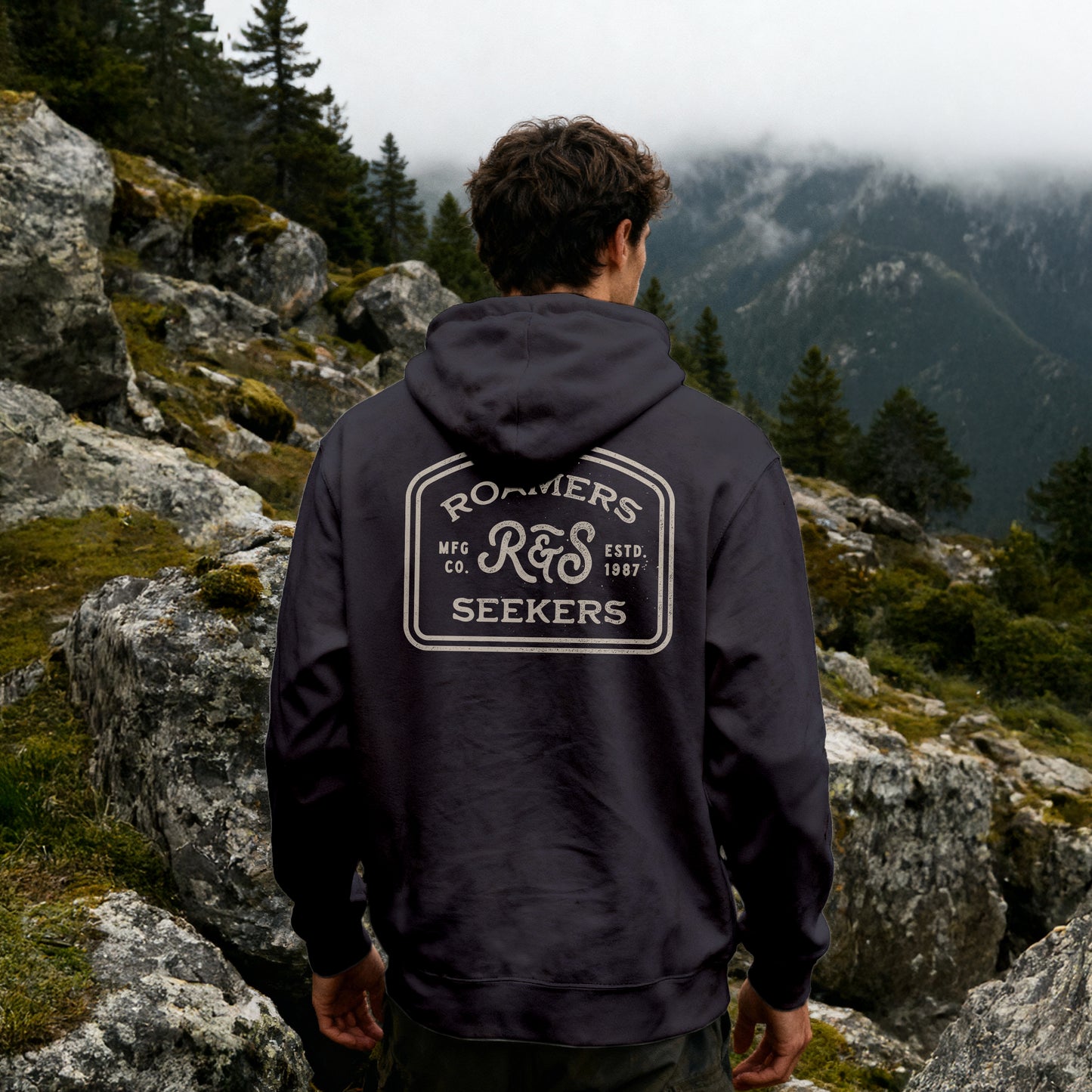 ROAMERS & SEEKERS Goods & Supply HOODIE STORM GREY