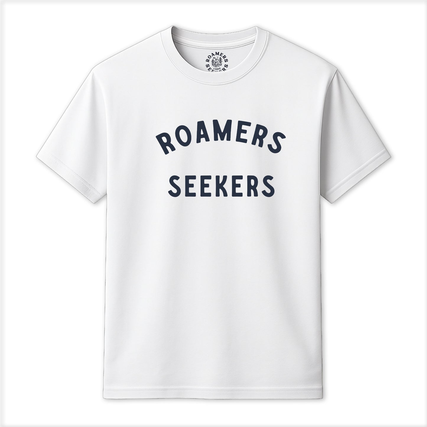 Roamers & Seekers Mens Stable Graphic T-Shirt – White – Classic Fit 100% Cotton – Roamers & Seekers Graphic Tee