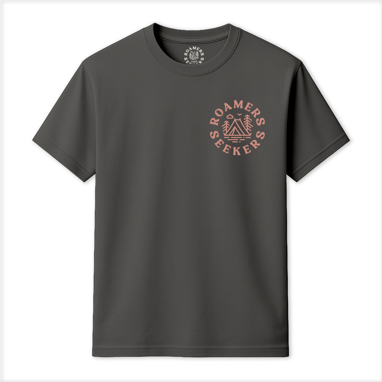 Roamers & Seekers Mens Outback Graphic T-Shirt – Charcoal – Classic Fit 100% Cotton – Roamers & Seekers Graphic Tee