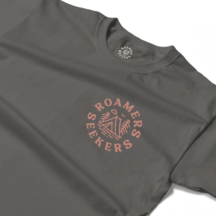 Roamers & Seekers Mens Outback Graphic T-Shirt – Charcoal – Classic Fit 100% Cotton – Roamers & Seekers Graphic Tee
