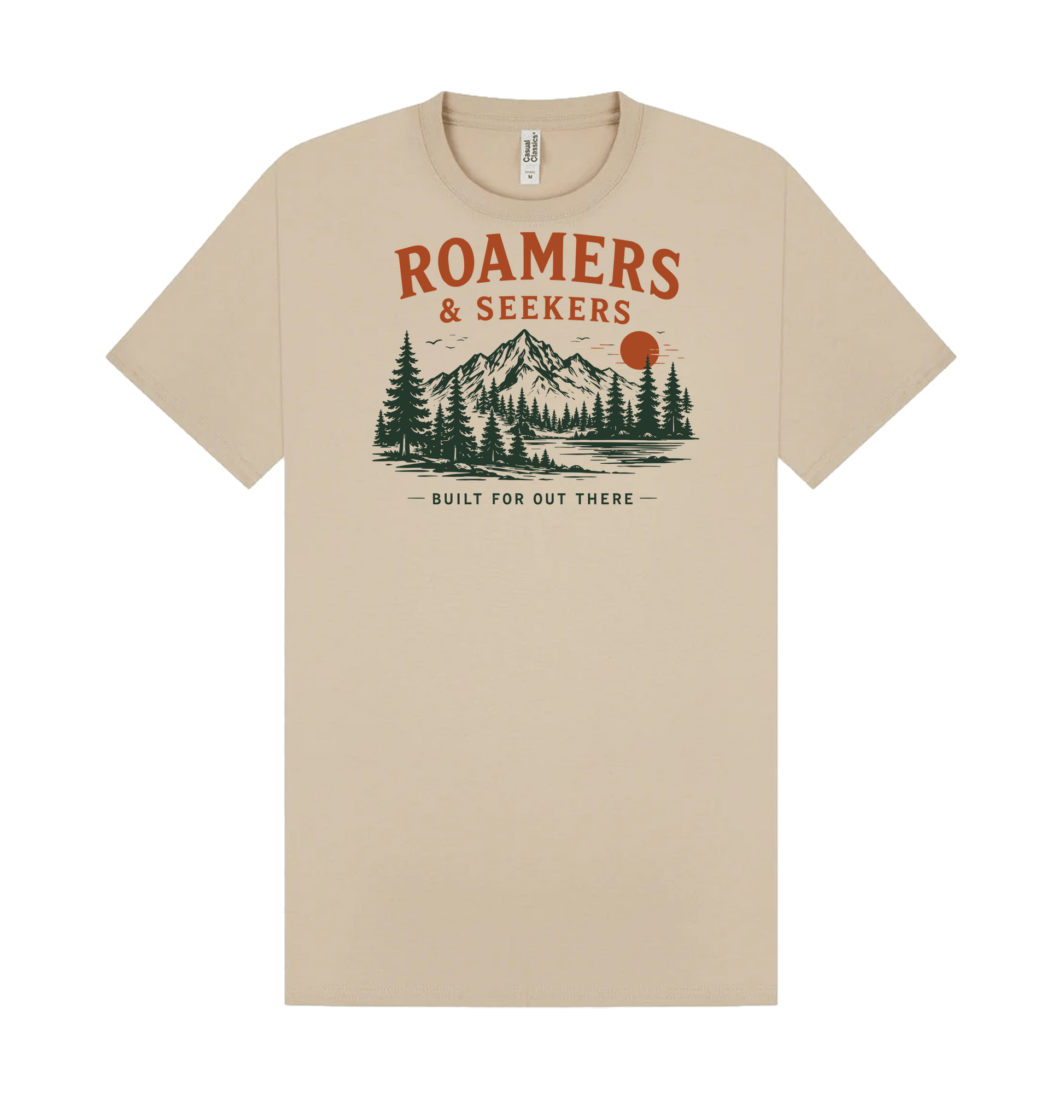 Sand Printed T-shirt Front