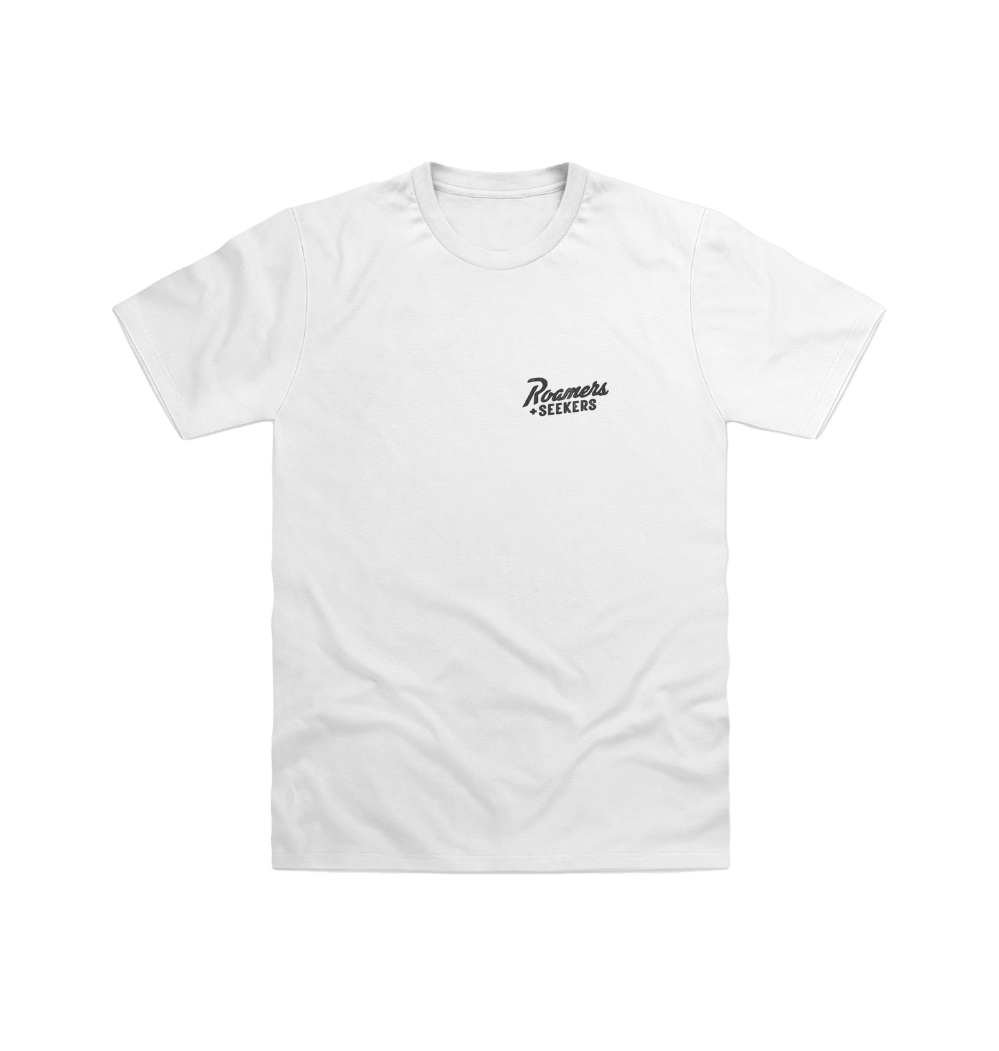 White Printed T-shirt Front