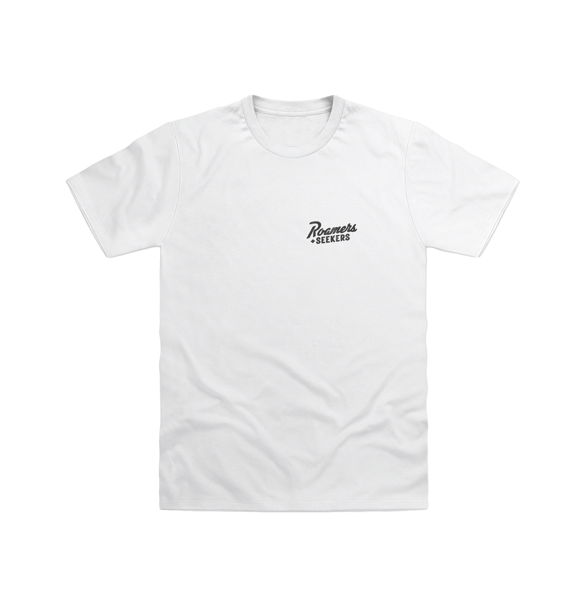 White Printed T-shirt Front
