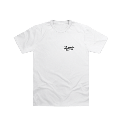 White Printed T-shirt Front
