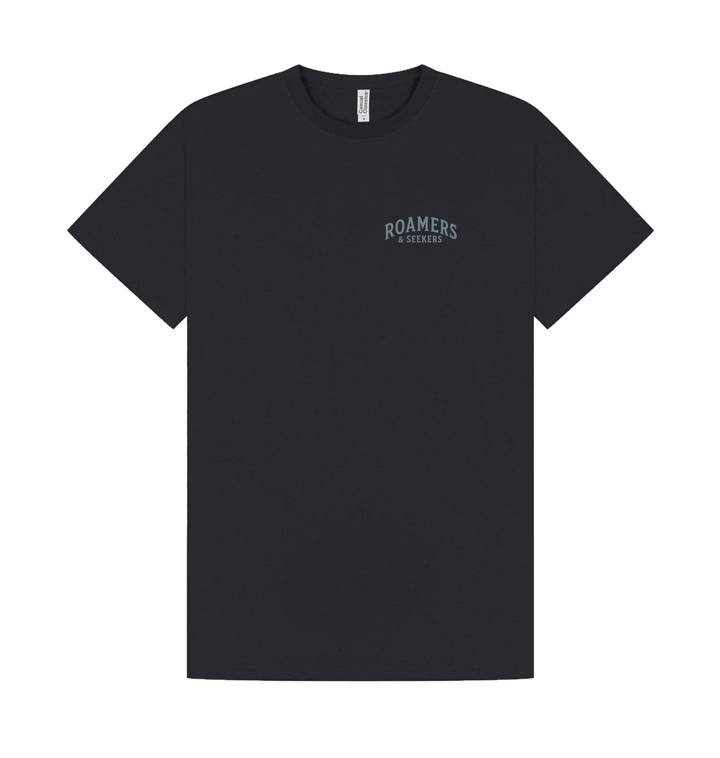 Navy Printed T-shirt Front