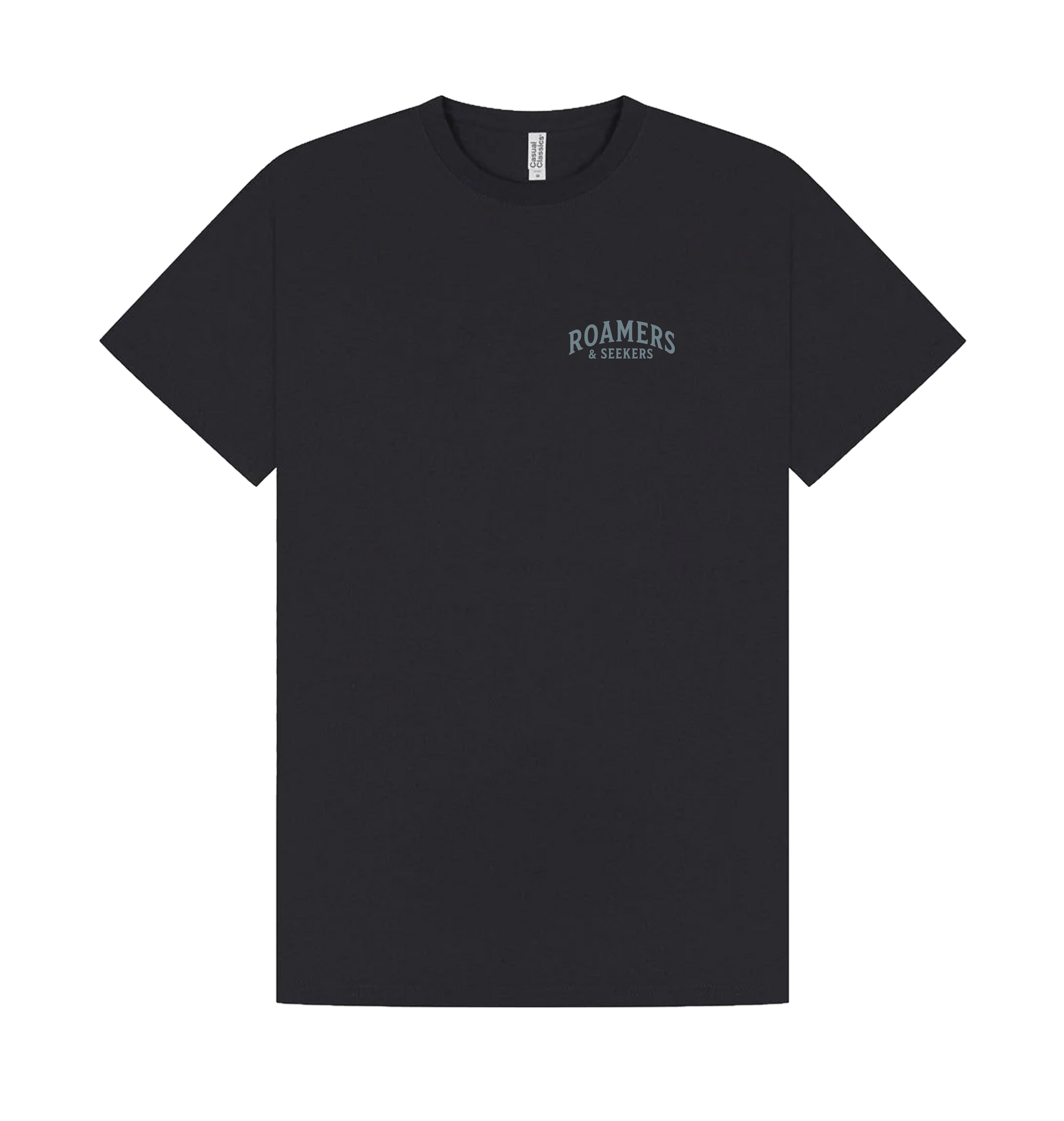 Navy Printed T-shirt Front