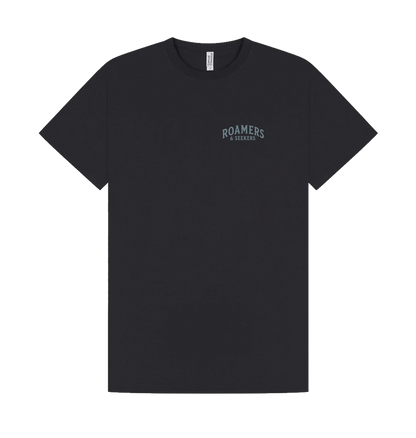 Navy Printed T-shirt Front