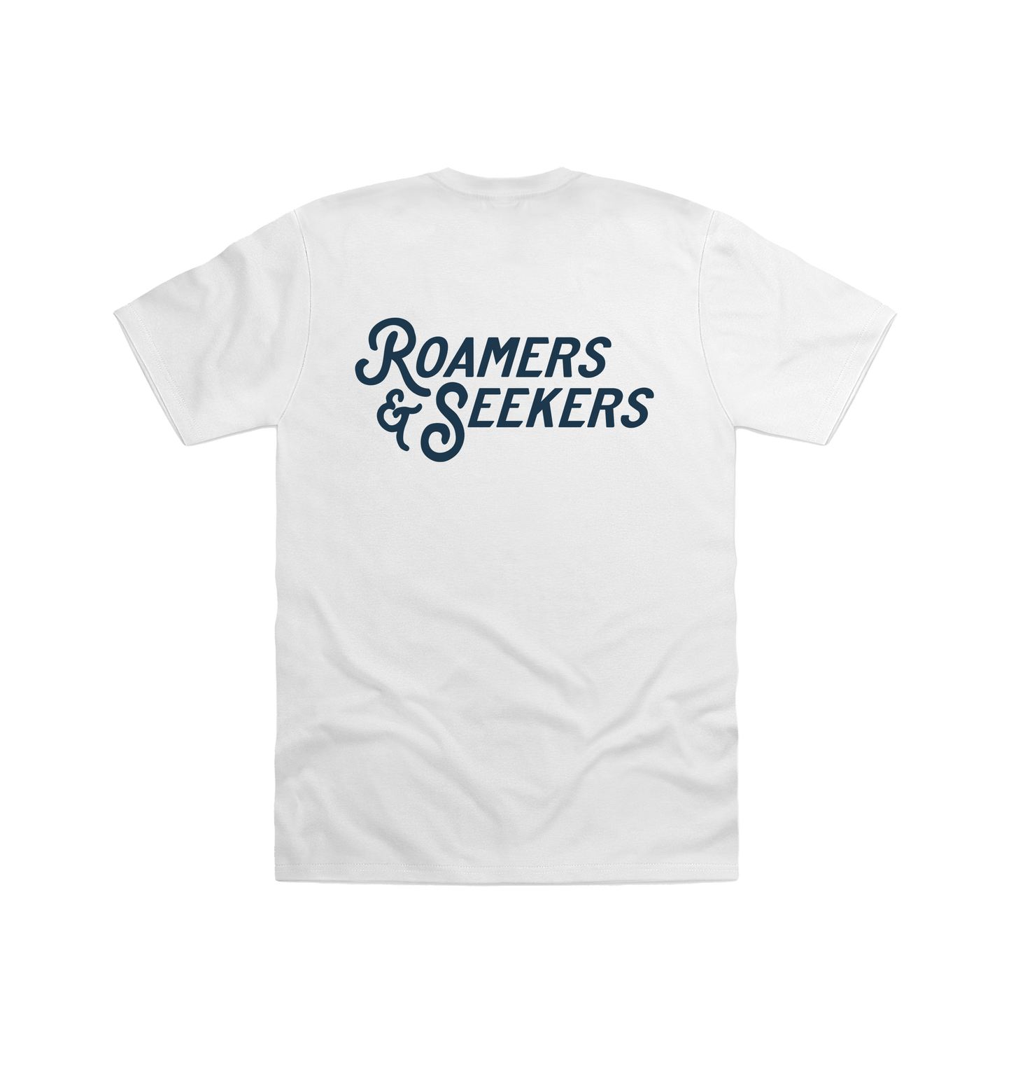 White Printed T-shirt Back