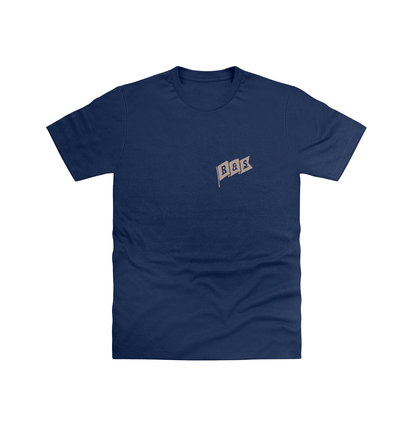 Navy Printed T-shirt Front