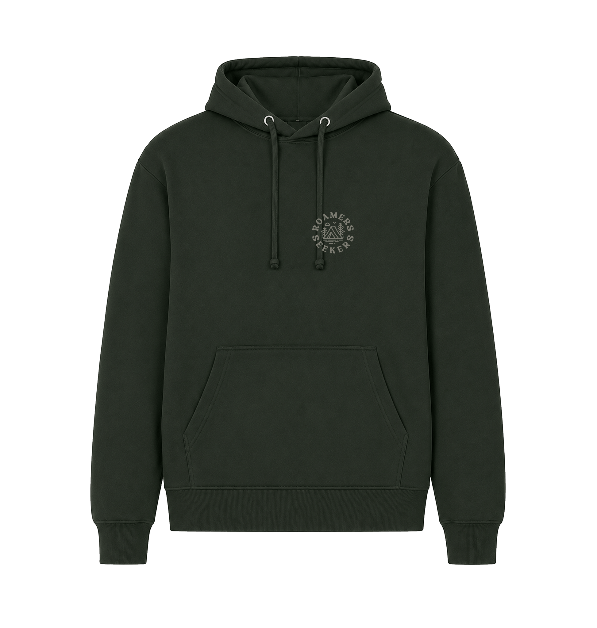 Forest Green Printed Hoody Front