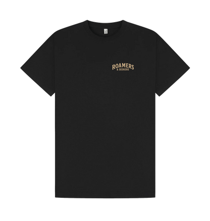 Black Printed T-shirt Front
