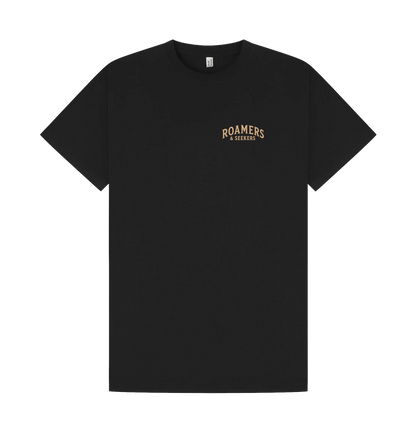 Black Printed T-shirt Front