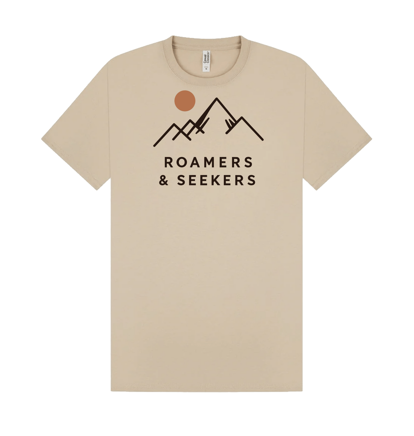 Sand Printed T-shirt Front