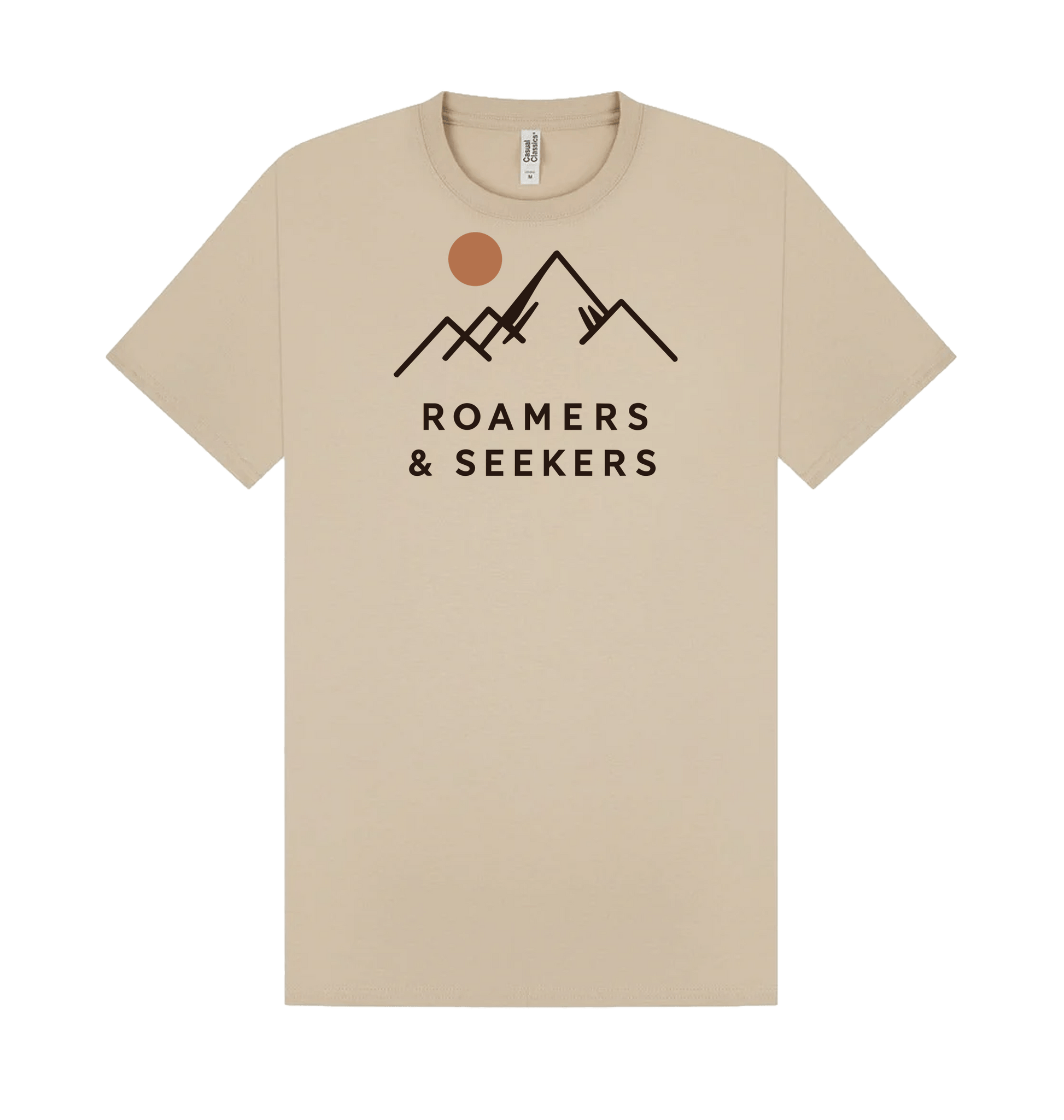 Sand Printed T-shirt Front