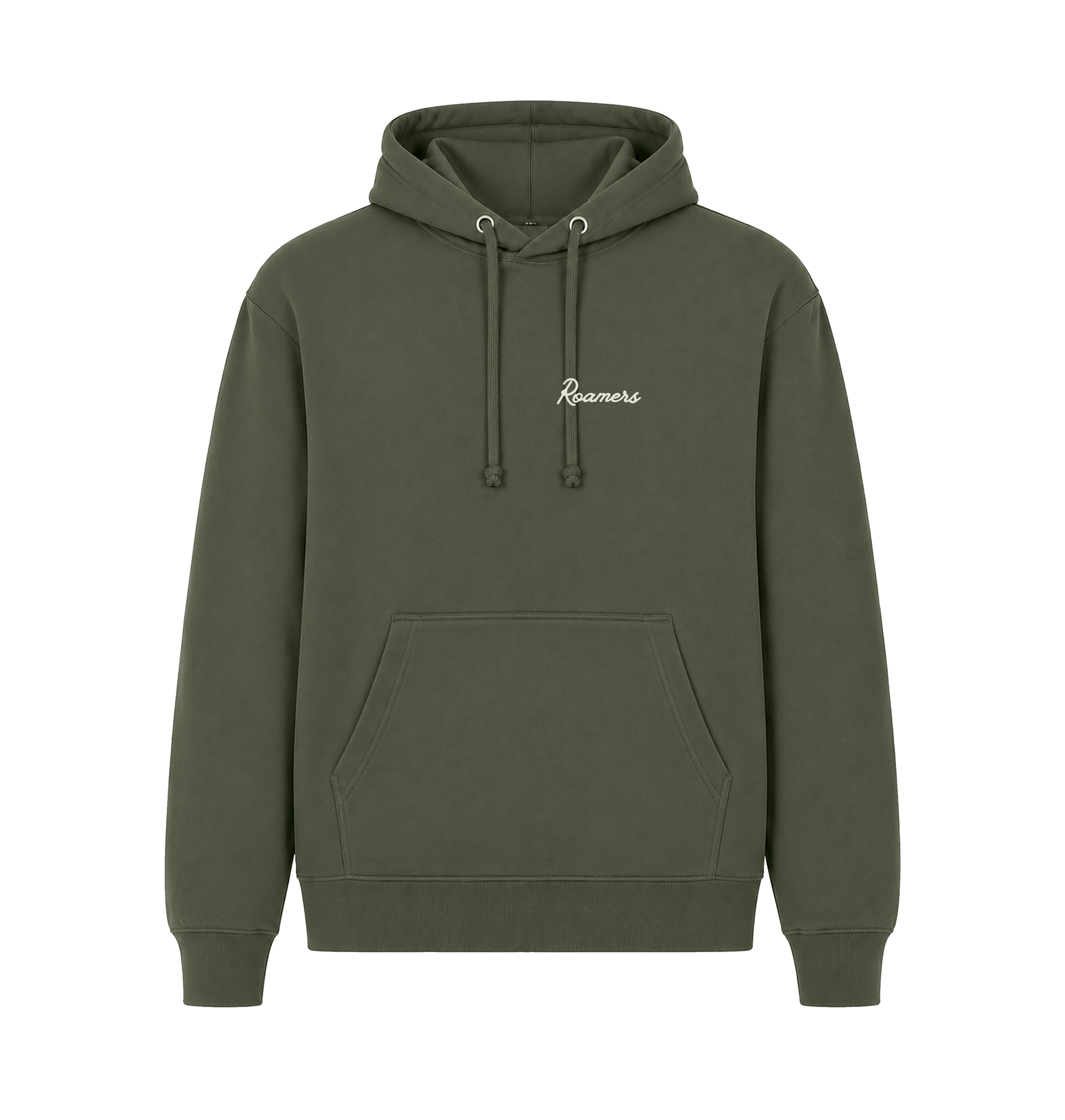 Millitary Green Printed Hoody Front