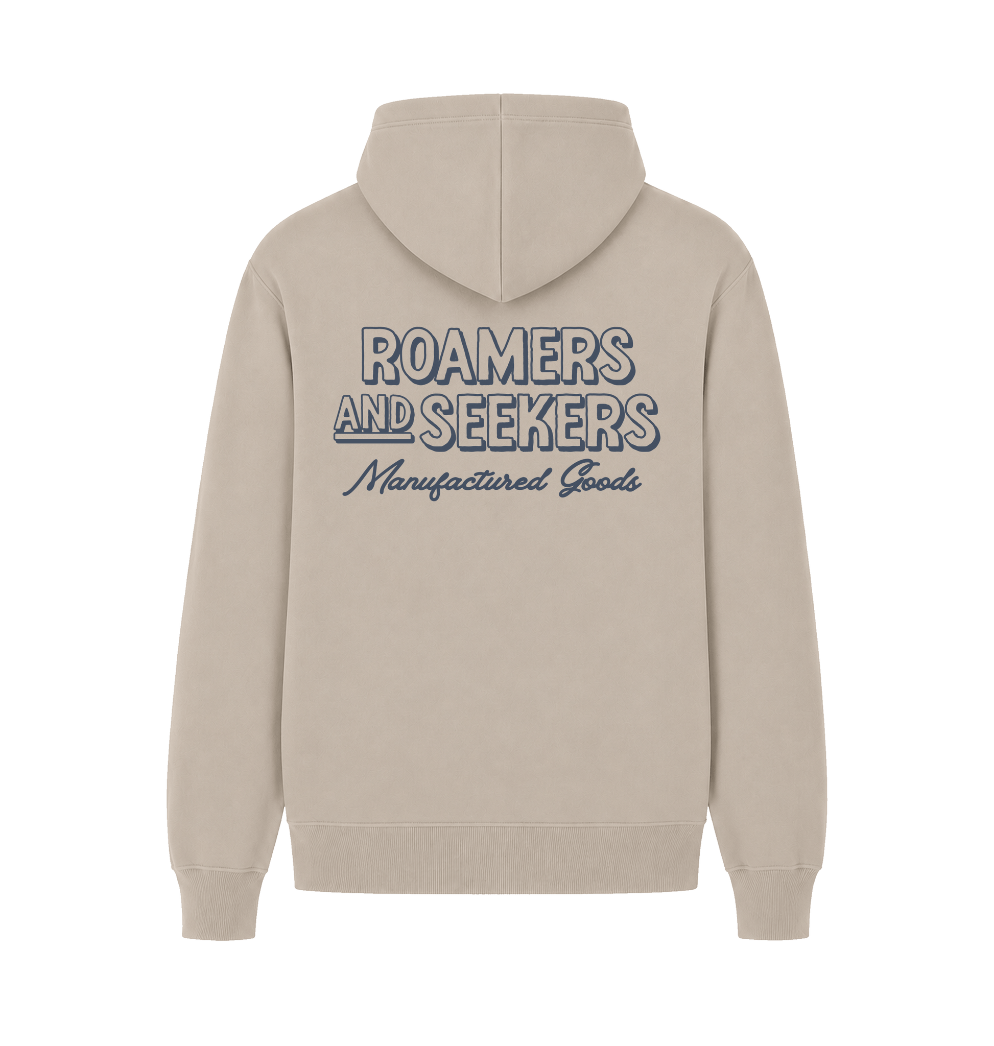 Sand Printed Hoody Back
