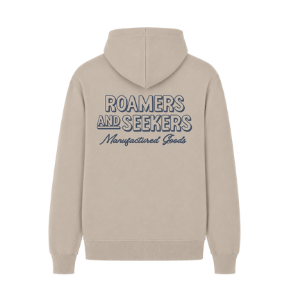 Sand Printed Hoody Back
