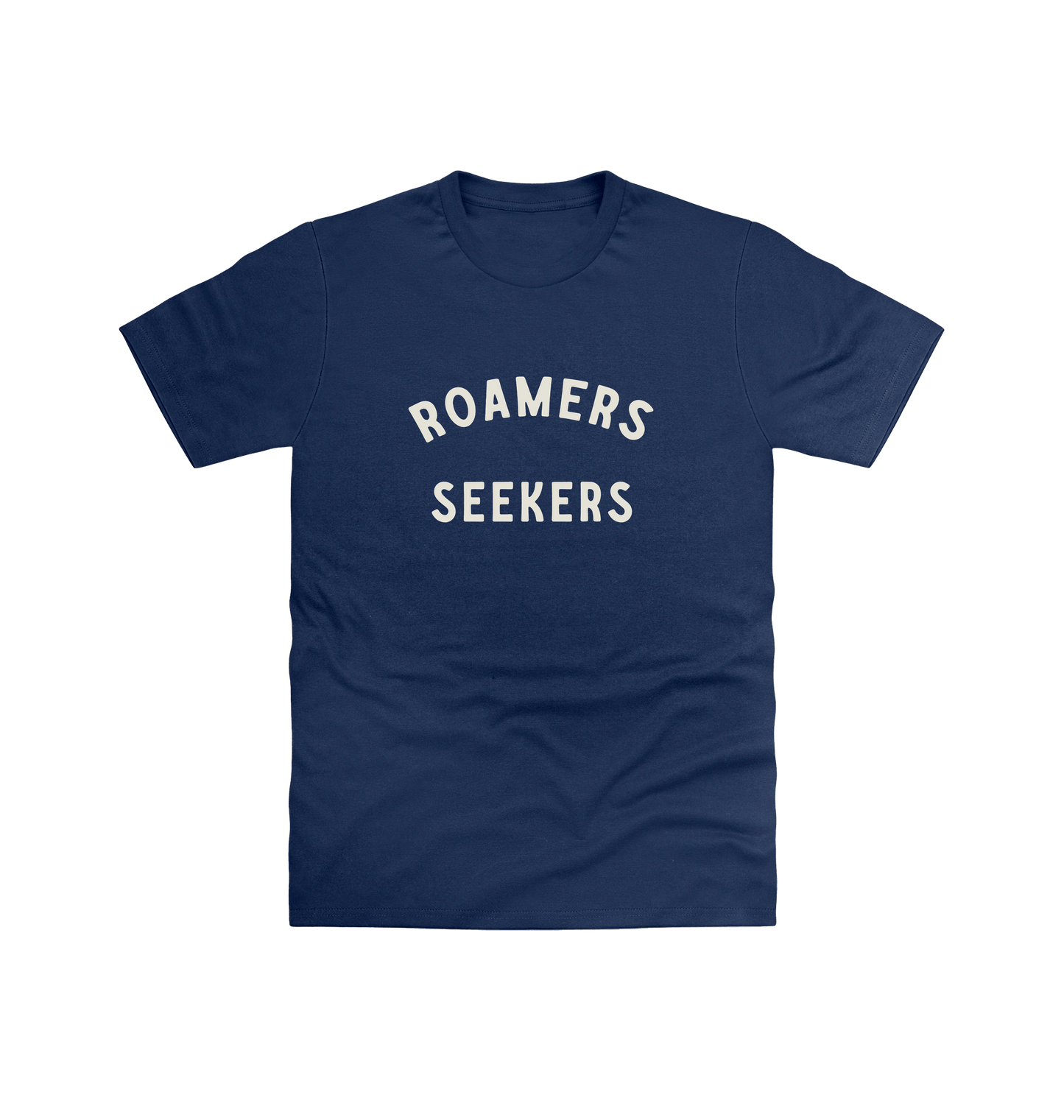 Navy Printed T-shirt Front