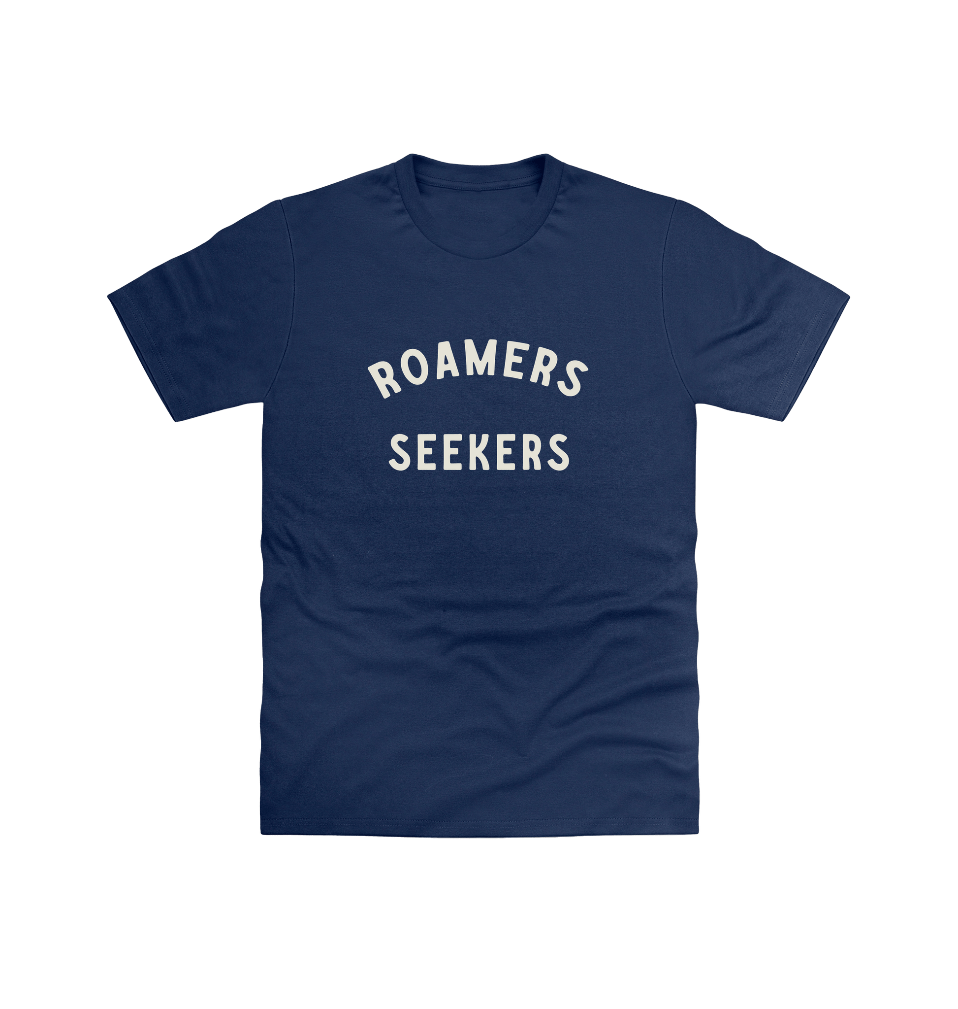 Navy Printed T-shirt Front