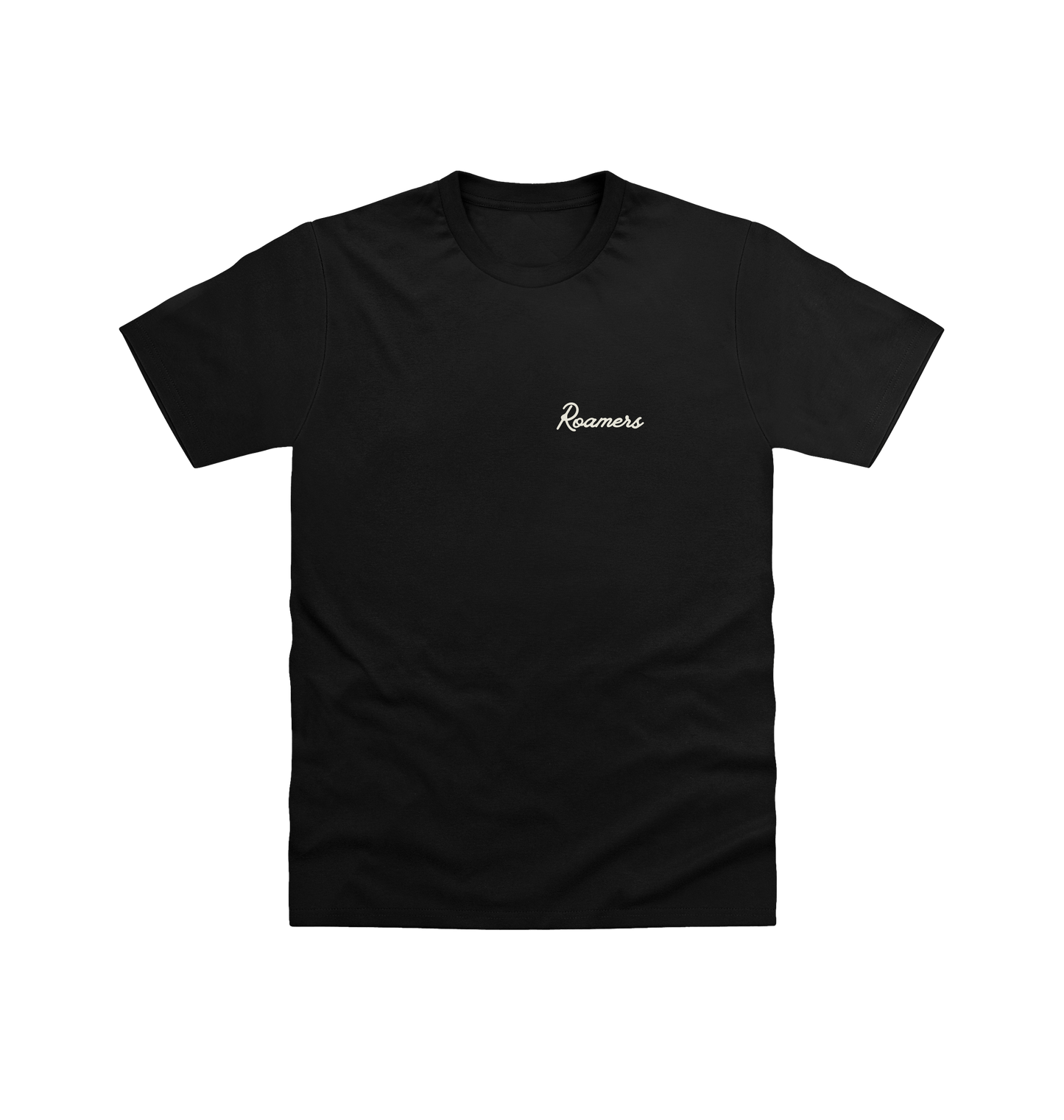 Black Printed T-shirt Front