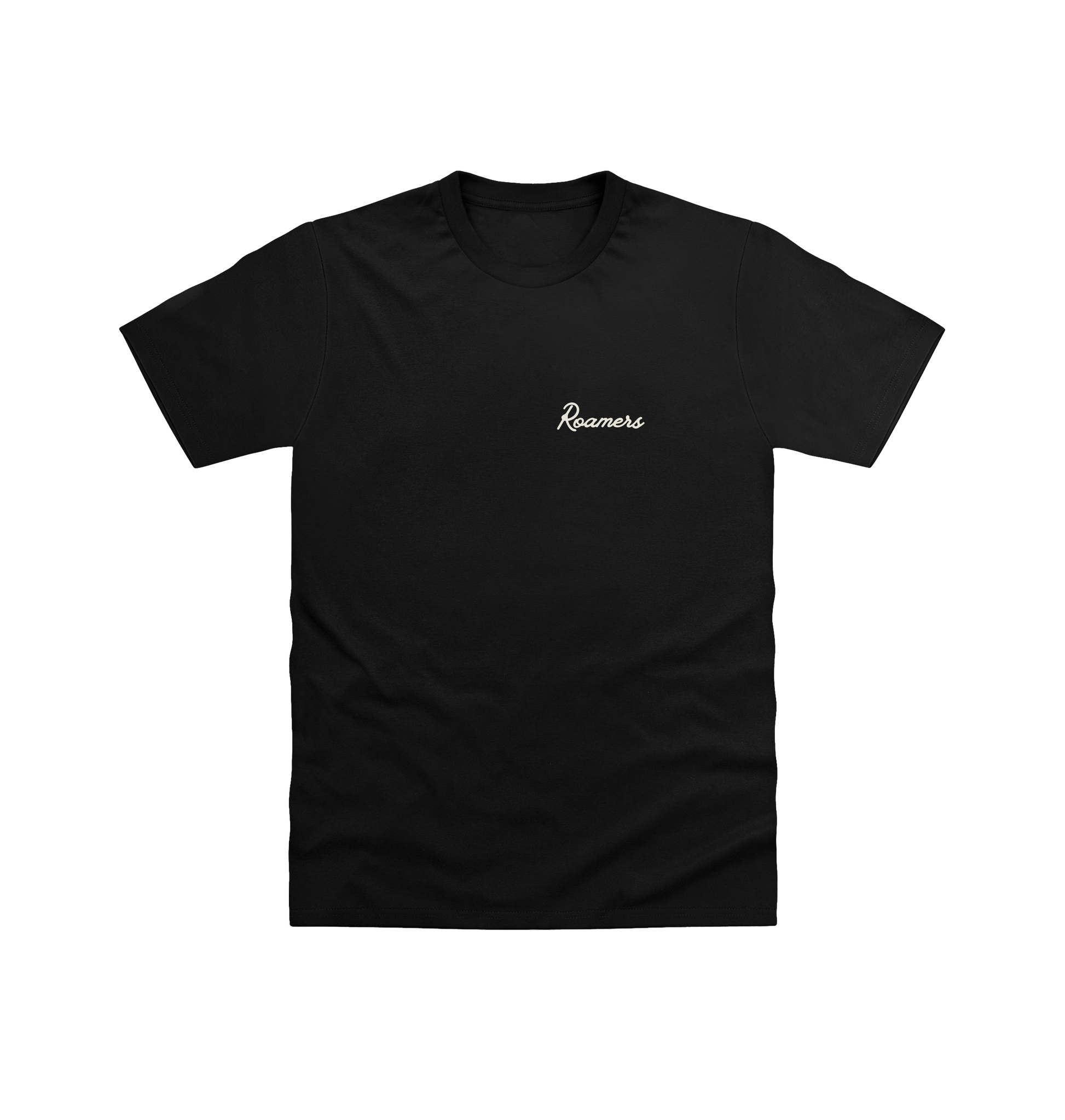 Black Printed T-shirt Front