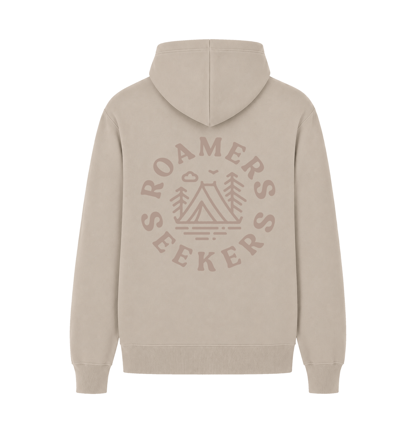Sand Printed Hoody Back