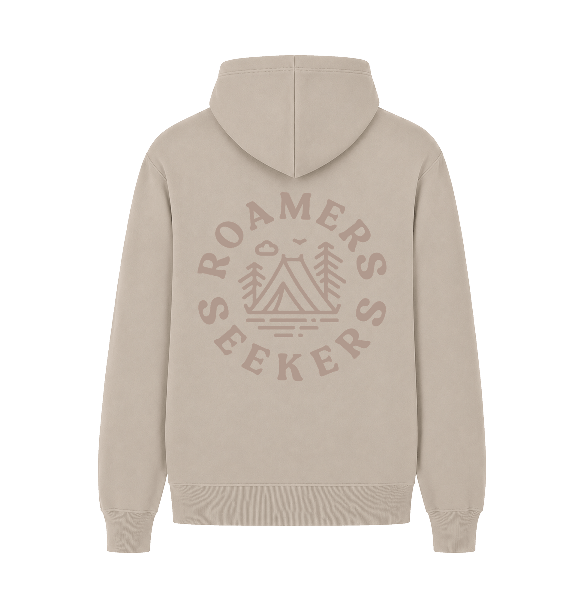 Sand Printed Hoody Back