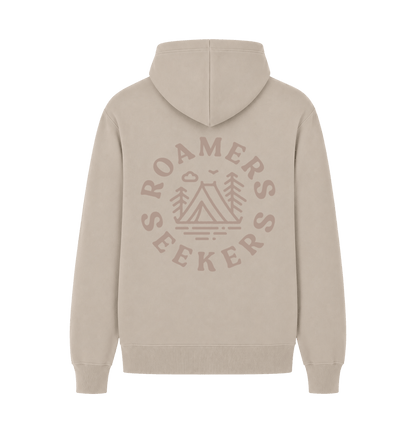 Sand Printed Hoody Back