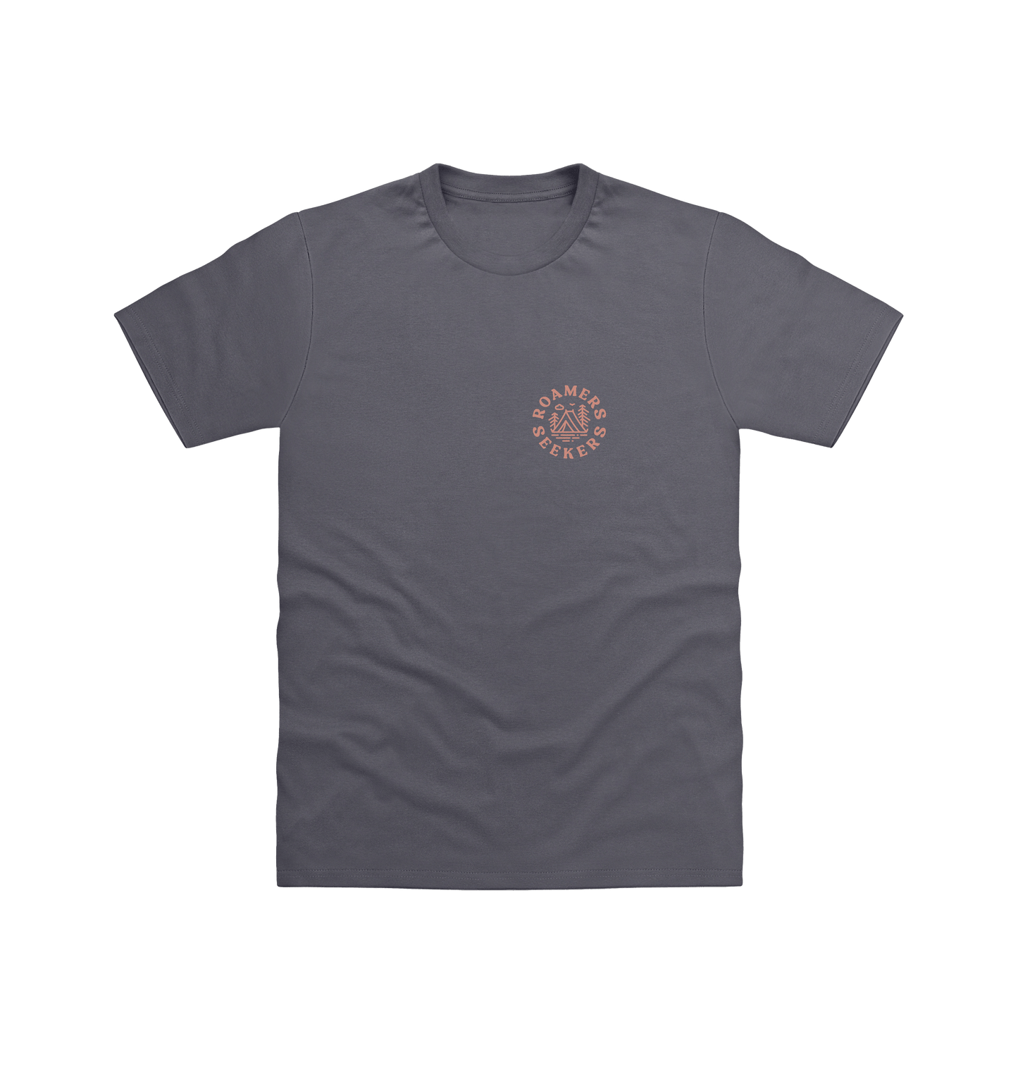 Charcoal Printed T-shirt Front