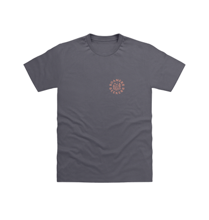 Charcoal Printed T-shirt Front