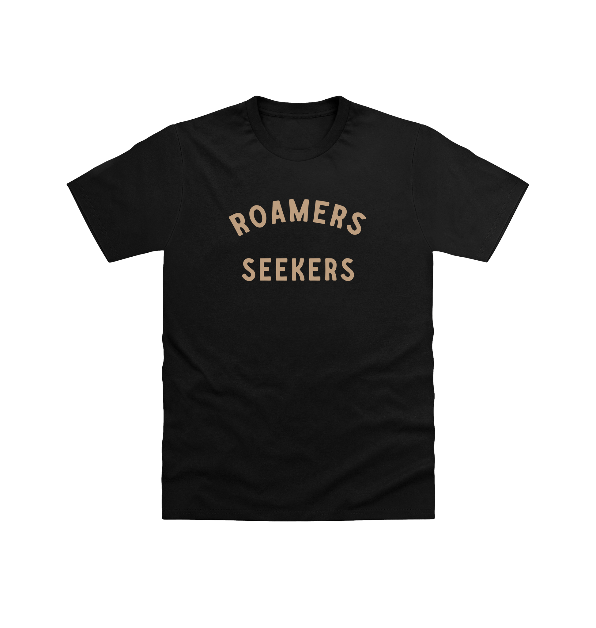Black Printed T-shirt Front