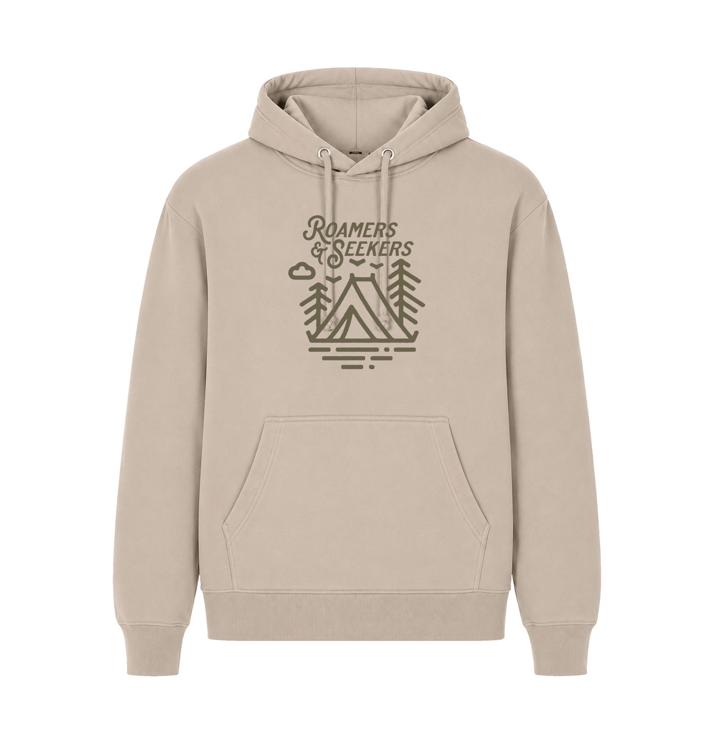 Sand Printed Hoody Front