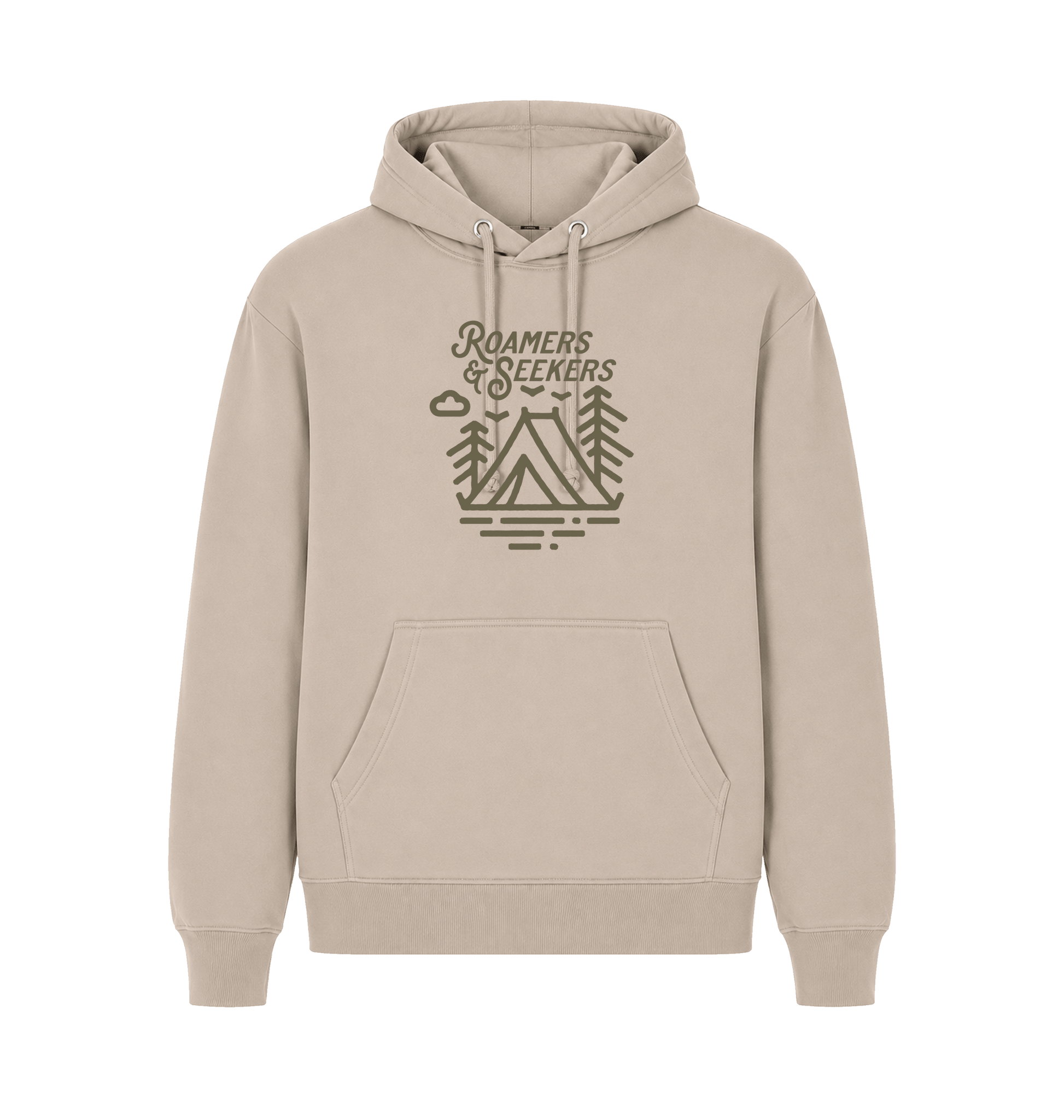 Sand Printed Hoody Front
