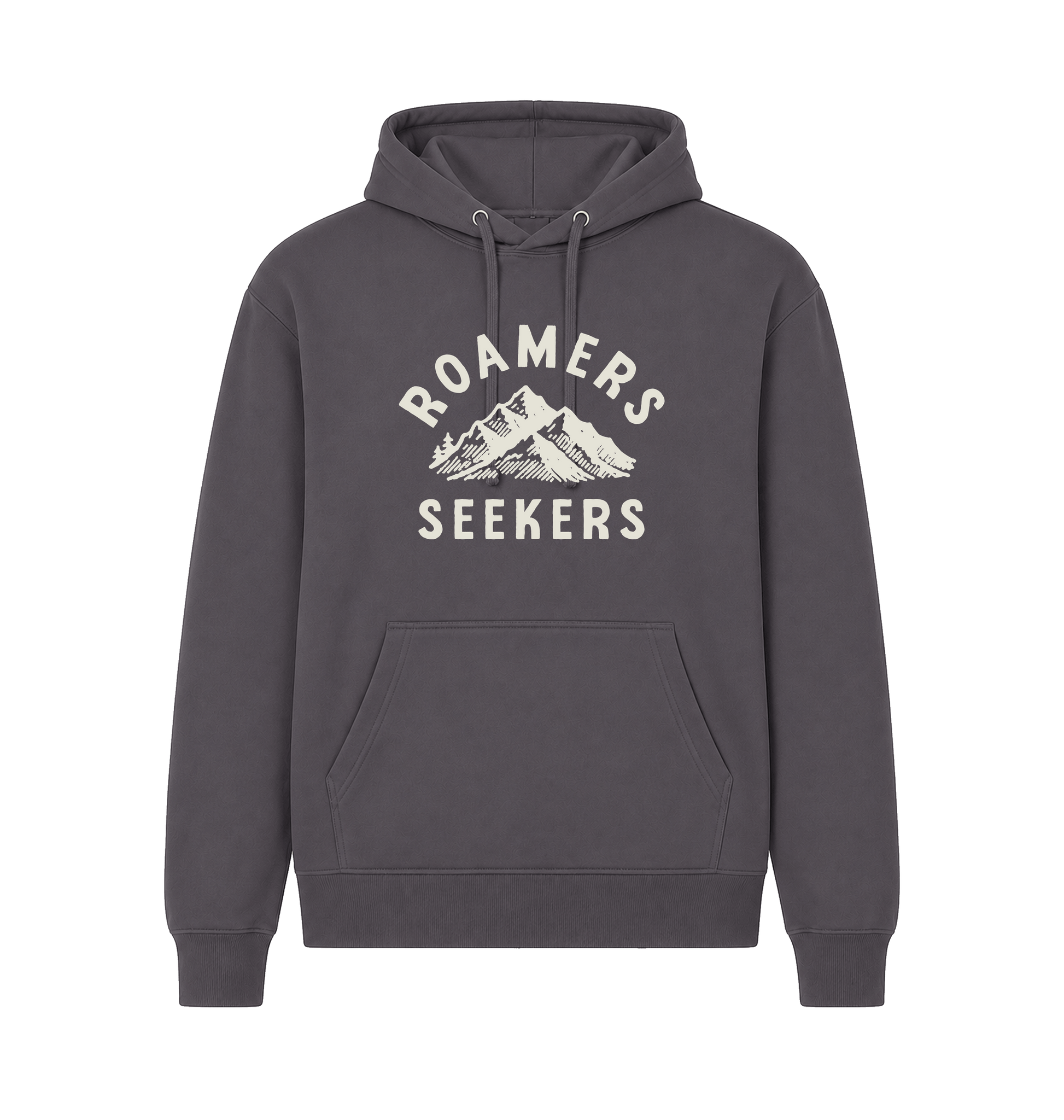 Dk Heather Printed Hoody Front